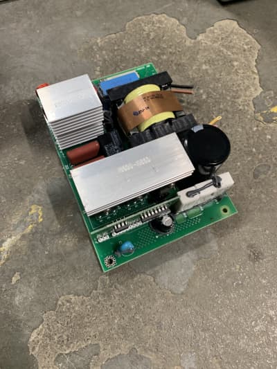 Serrver power supply Printed Circuit Board with silver fins & copper coils