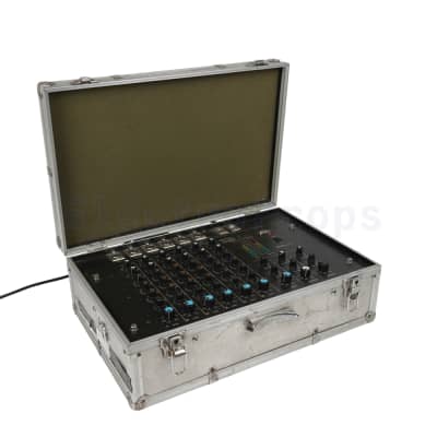 Audio mixer in compact flight case