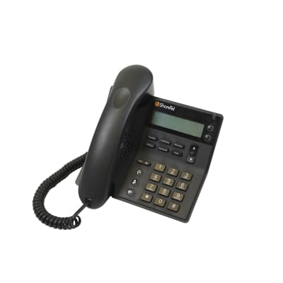 Black Desk Phone