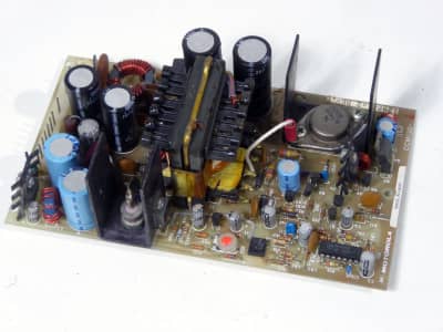 Power supply Printed Circuit Board with varying height components