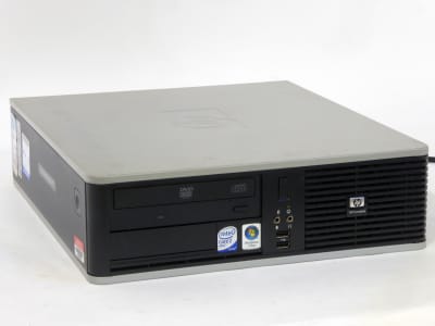 Practical HP silver & black desktop or tower PC