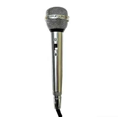 Chrome handheld microphone 