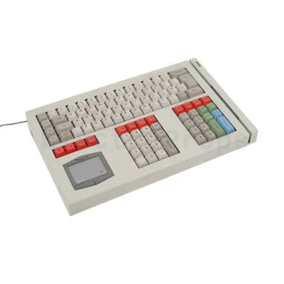 Financial dealers keyboard with track pad & card slot