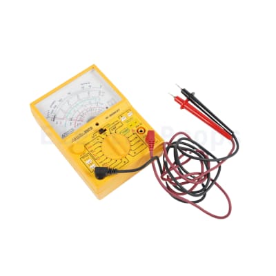 Yellow analogue Multimeter