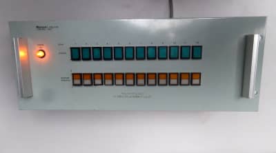 Practical Marconi navy antenna selection control panel for rack mounting