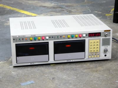 Racal industrial twin cassette data recorders.