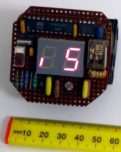 Home made electronic counter gadget