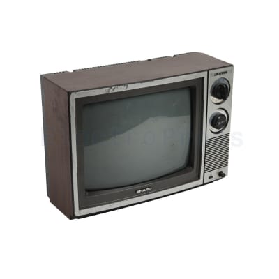 1970s-1980s portable American black & white 14