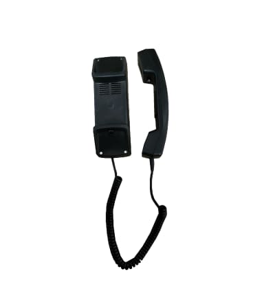 Plain Black Intercom Phone