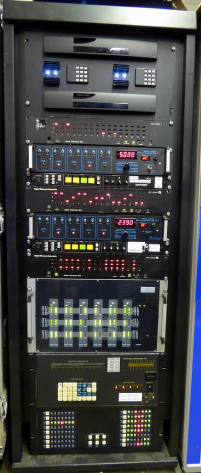 Hi tech black 5ft rack with practical panels