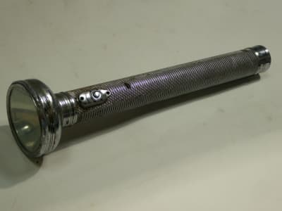 1960s style, cold war era traditional torch / flashlight
