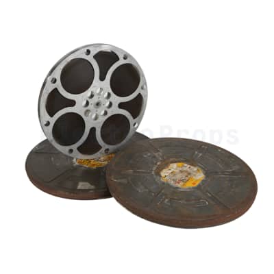 Period 16mm Film spool in steel Case