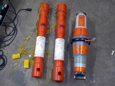 Selection of marine search and rescue radar transponders / emergency location transmitters