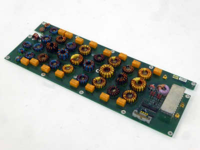 Very cool Printed Circuit Board with coloured donut copper coils