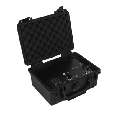 Small Peli case with in-built black control panel