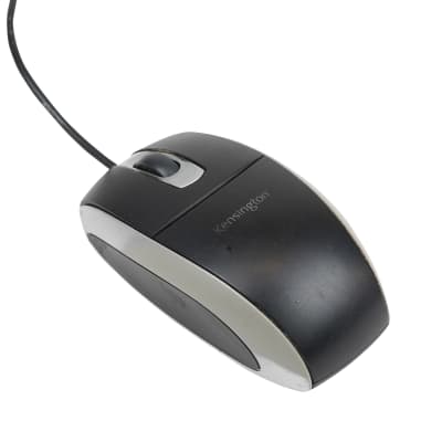 Black & silver Kensington wheel mouse 