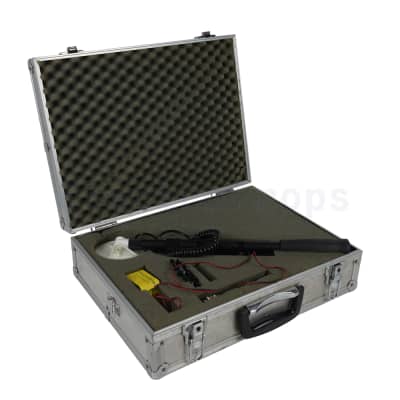 Under vehicle bomb inspection mirror on extending pole in briefcase