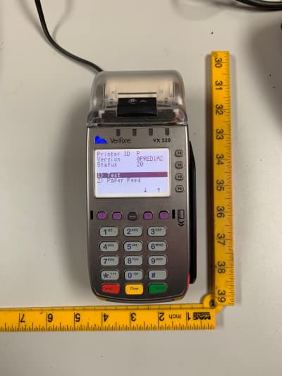 Practical chip and pin PDQ machine (Verifone VX 520)