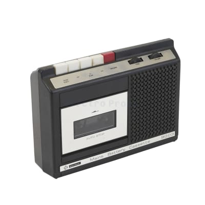 Practical Audio Cassette Tape Recorder with large clear window