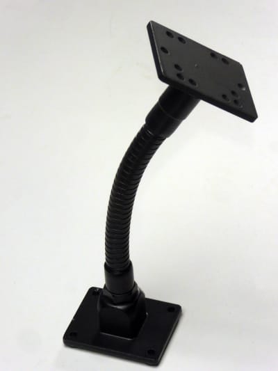 Black bendy stalk with mounting plates each end