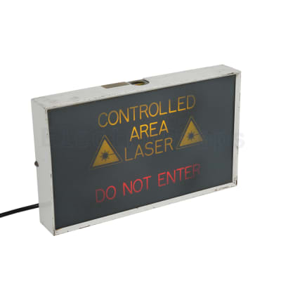 Laser Area Sign