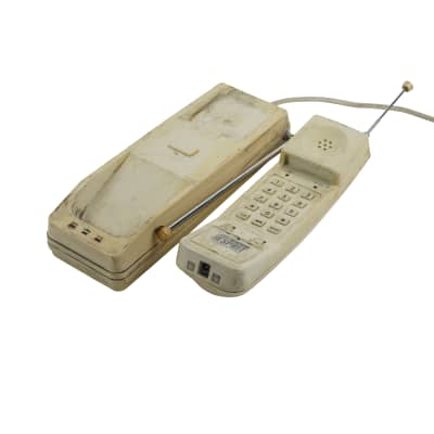 Beige Cordless Phone