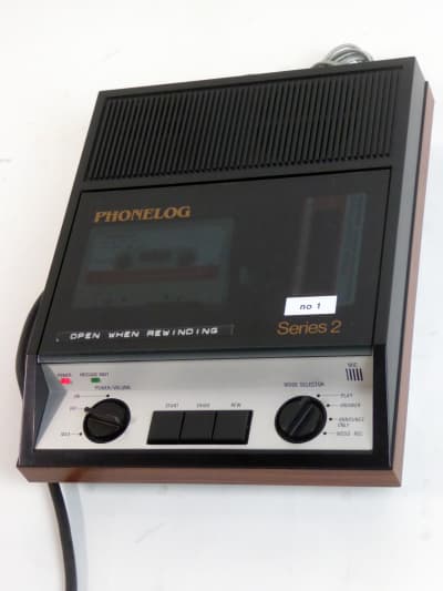 Practical 1985 Phonelog telephone answering machine/ansafone