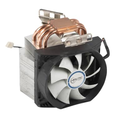 Copper & aluminium CPU heatsink cooler with fan