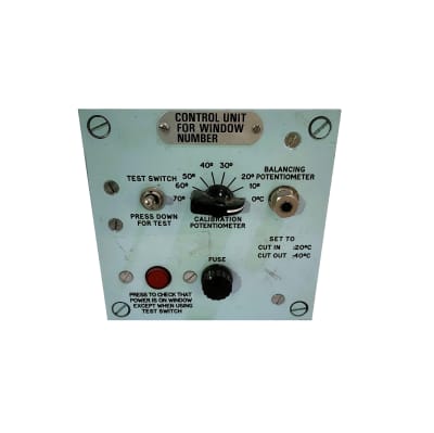 Non Practical Navy Temperature Control Panel