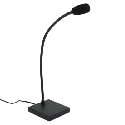 Modern bendy goose neck desktop microphones