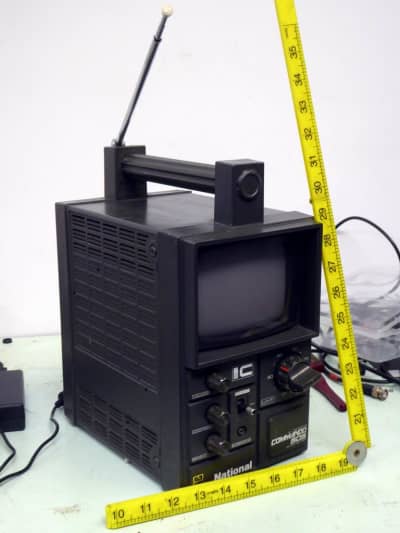 National Commando ruggedised portable TV