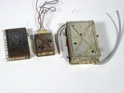 3x tin box TV tuner modules