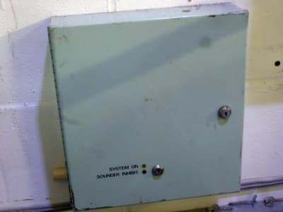 Plain electrical box with key lock & switch