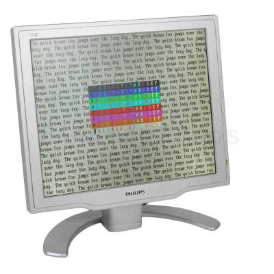 White Apple iMac desktop computer with 17