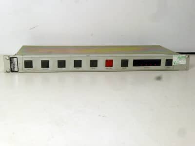 Practical slim white control panel for studio VCR