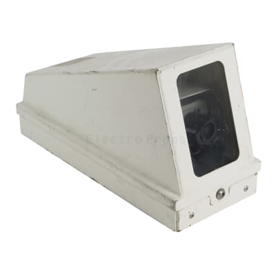 Ceiling/car park/prison style wedge shaped external vandal resistant CCTV camera