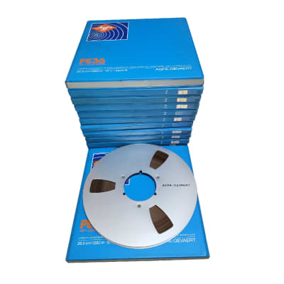 Agfa PE36 22cm Tape Reel with tape In Case