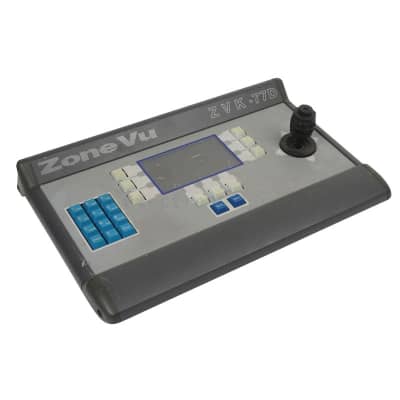 Grey CCTV console with Joystick (Zone Vu)