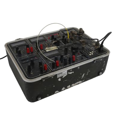 Electronics radio Test Suitcase, digital displays, analogue meters