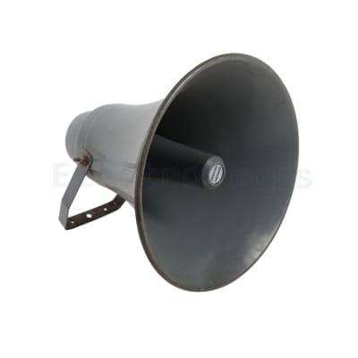 Large retro industrial horn type PA loudspeaker