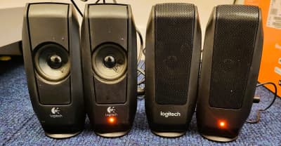 Practical small Black Logitech Computer Speakers