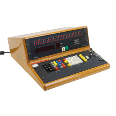 Practical period wooden desktop lighting console