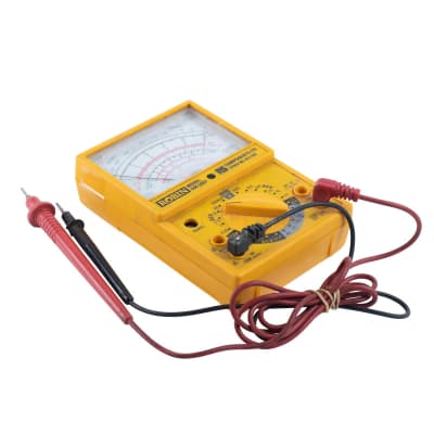 Yellow ROBIN OM 500T analogue Multimeter / Tester