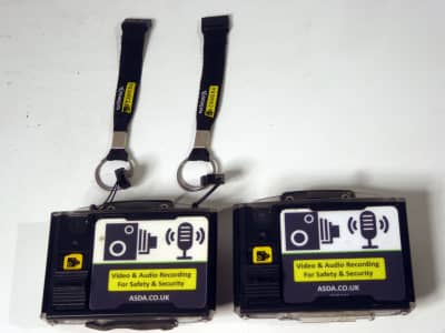 Real world shop security / shoplift prevention bodycams