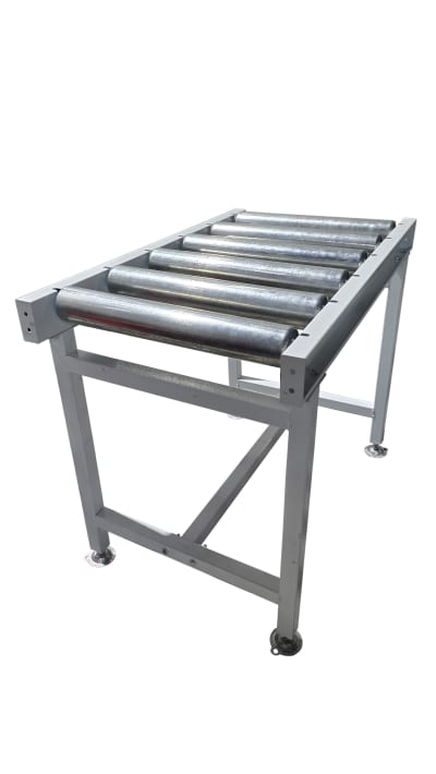 Roller tables for X-ray baggage scanner
