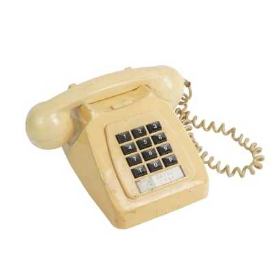 1970's-1980's Cream GPO 756 Style Keypad Telephone