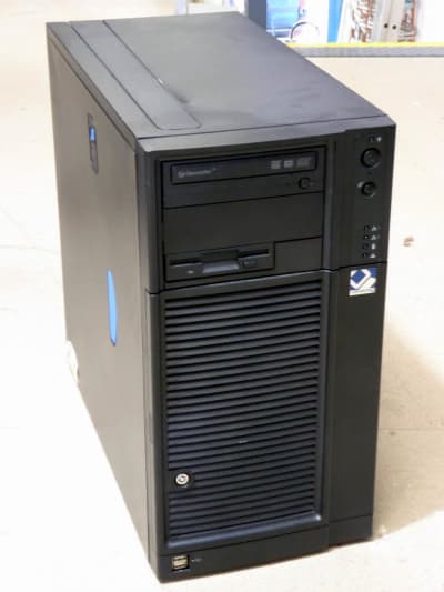 Practical, chunky black tower PC/mini server