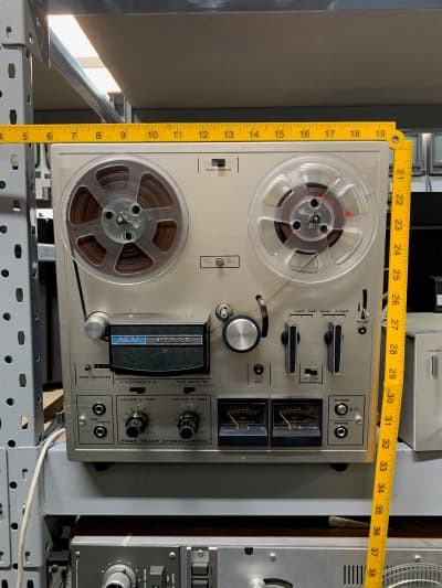 Period metal 8.25 tape reels for 1950s-1960s tape recorders