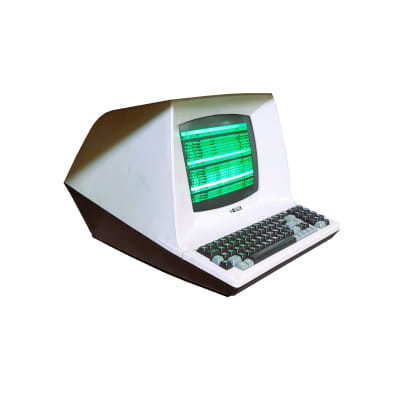 Practical 1970s VDU/computer terminal for mainframe access