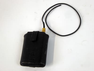 Belt worn communications or tracking device with wire aerial